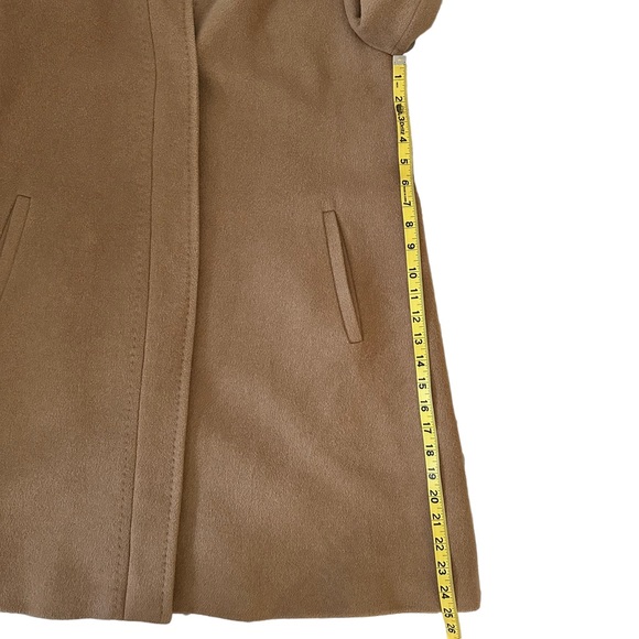 MaxMara STUDIO Angora Rabbit, SILK, & Wool Hooded Coat - Picture 9 of 12